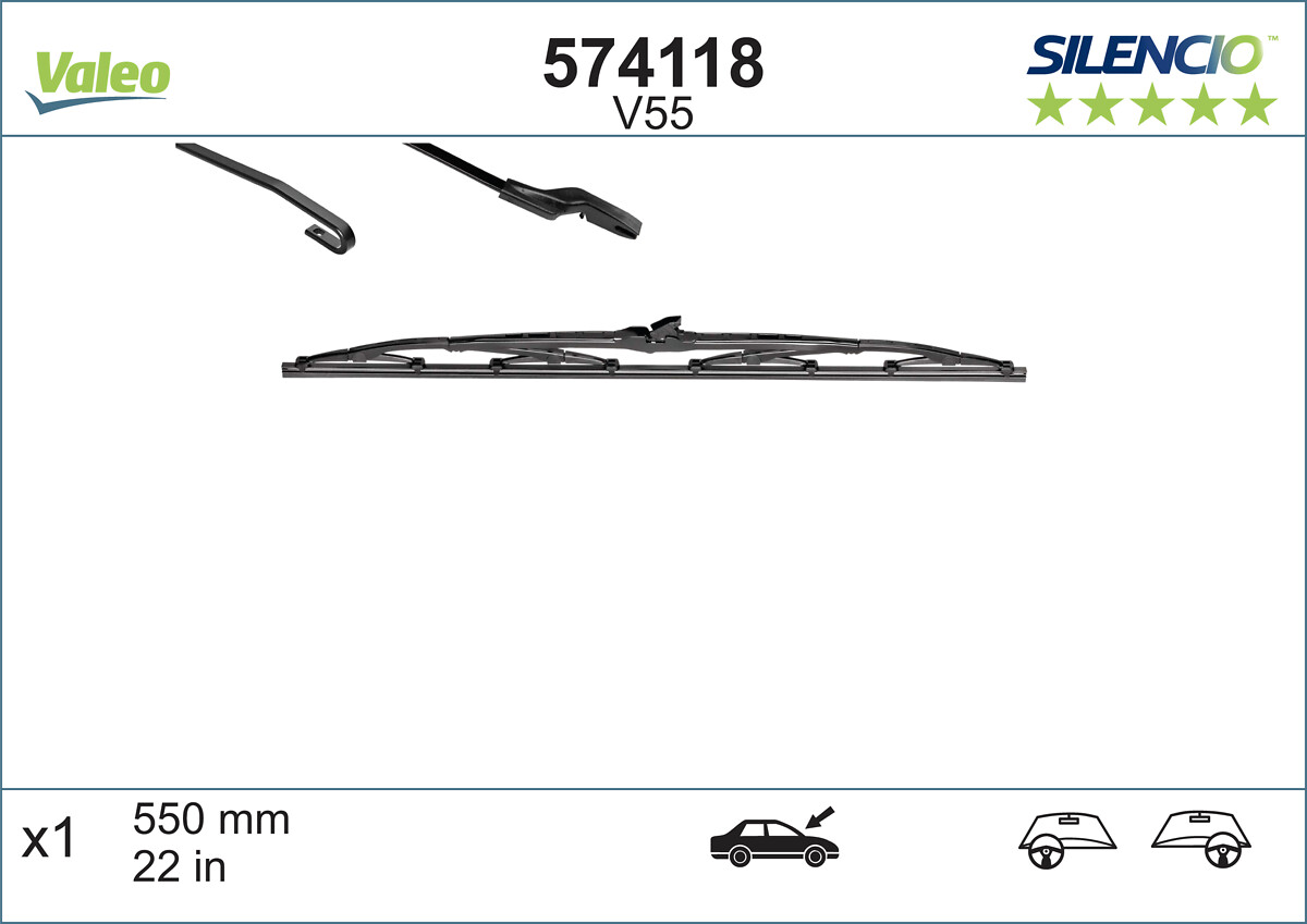 Lamela stergator VALEO 574118